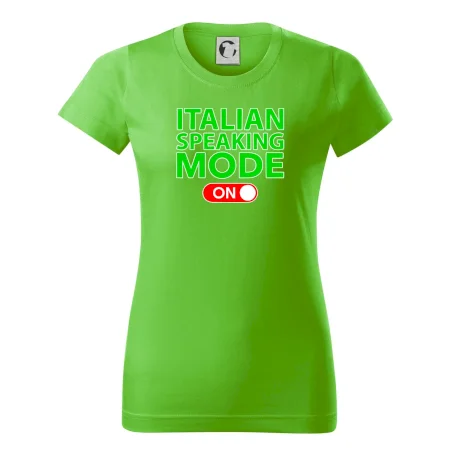 Italian speaking mode - ON