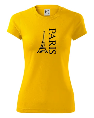 Paris nápis Eiffelovka na výšku