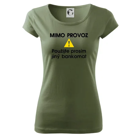 Mimo provoz - použijte jiný bankomat