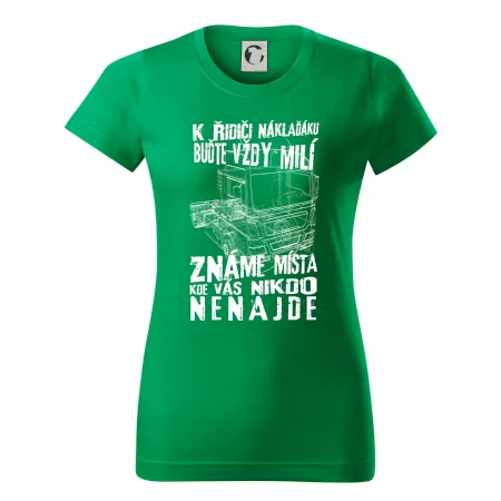 K řidiči náklaďáku buďte vždy milý