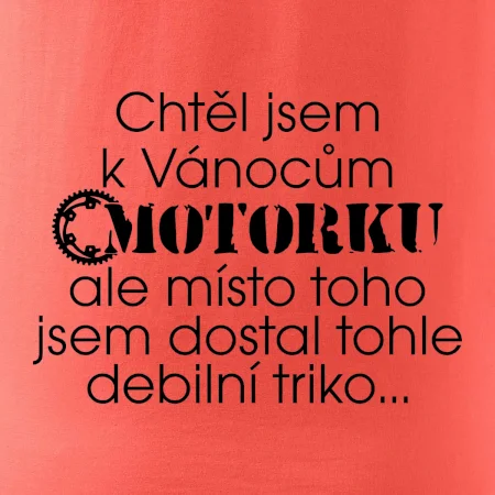Chtěl jsem dostat motorku - Vánoce
