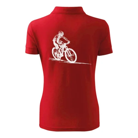MTB kreslený cyklista