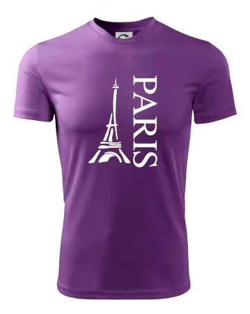 Paris nápis Eiffelovka na výšku