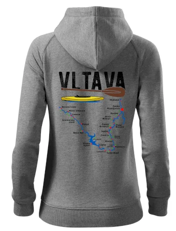Mapa řeky Vltavy