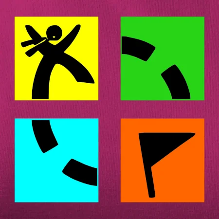 Geocaching logo barevné