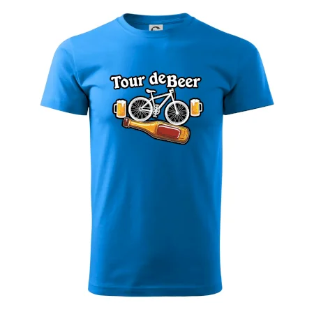 Tour de beer - kolo - pivo a nápis na zádech