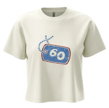 60 na krku štítek