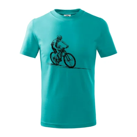 MTB kreslený cyklista