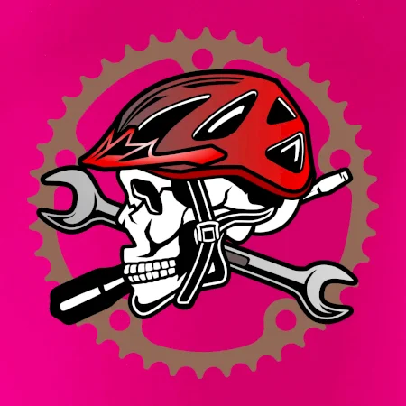 Lebka biker opravář