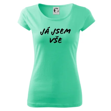 Nápis Já jsem vše!