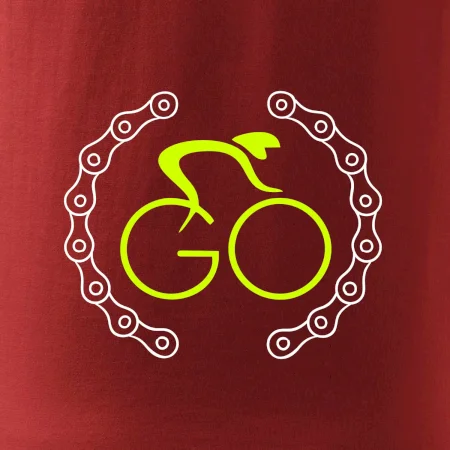 GO cyklista (fluo potisk)