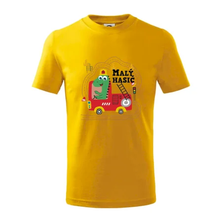 Malý hasič - auto a dinosaurus