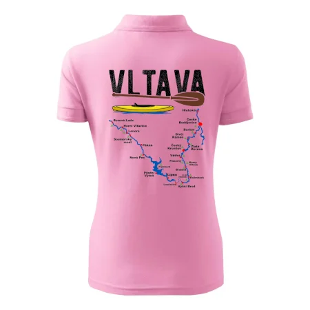 Mapa řeky Vltavy