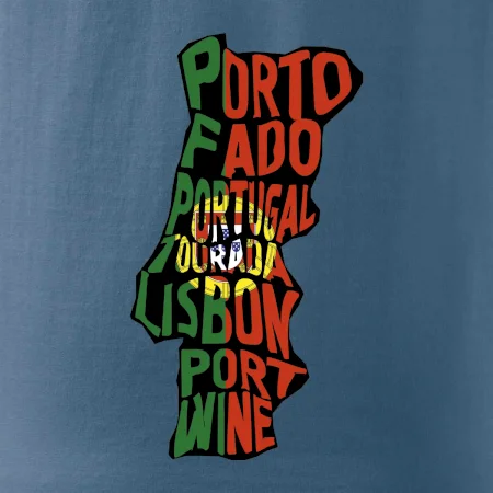Mapy - názvy měst - Portugalsko