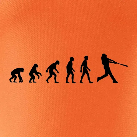 Evoluce baseball pálkař odpal