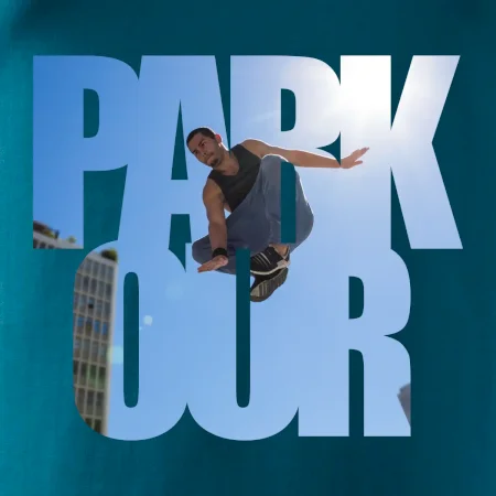 Parkour nápis nebe