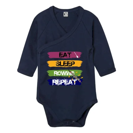 Eat sleep rowing repeat barevné