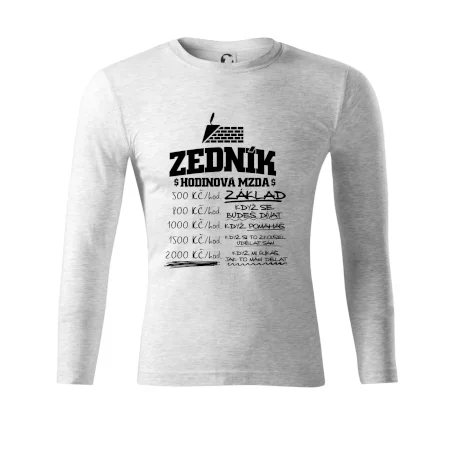 Hodinová mzda zedník