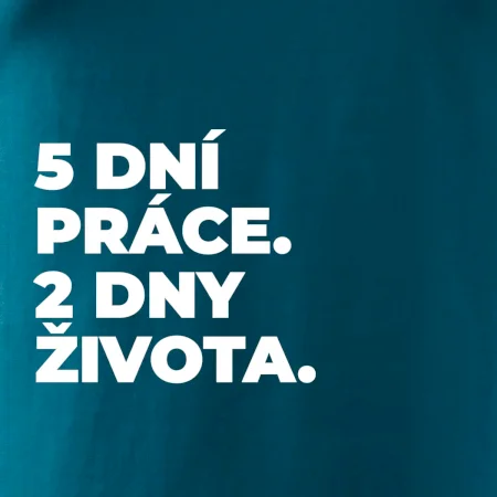 5 DNÍ PRÁCE.  2 DNY ŽIVOTA.