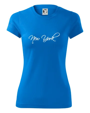 New York nápis psacím