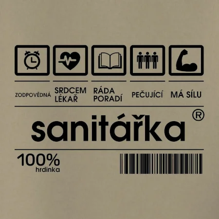Čárový kód sanitářka