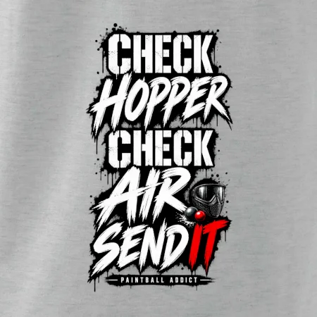 Kontrola zásobníku check hopper air paintball