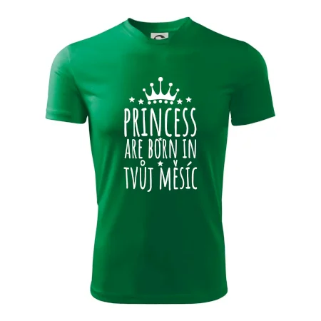 Princesses are born in (vlastní nápis měsíc narození)