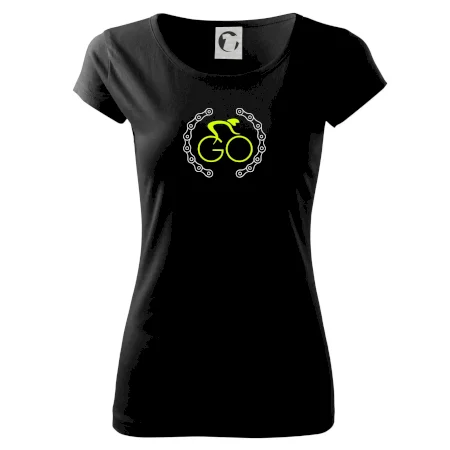 GO cyklista (fluo potisk)