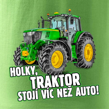 Holky, traktor stojí víc než auto