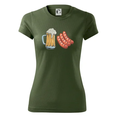 Pivo a klobása