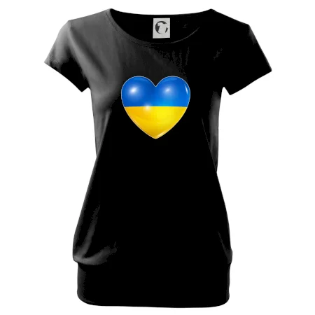 Ukrajina srdce vlajka