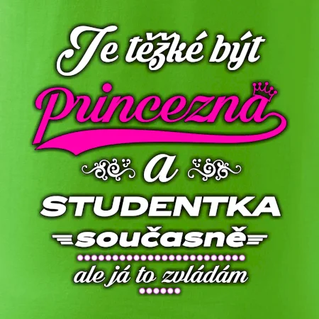 Je těžké být princezna - studentka