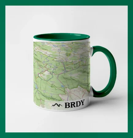Hrnek - Brdy mapa