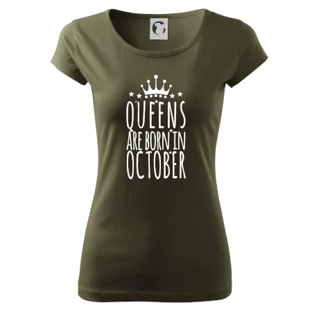 Queens are born in October