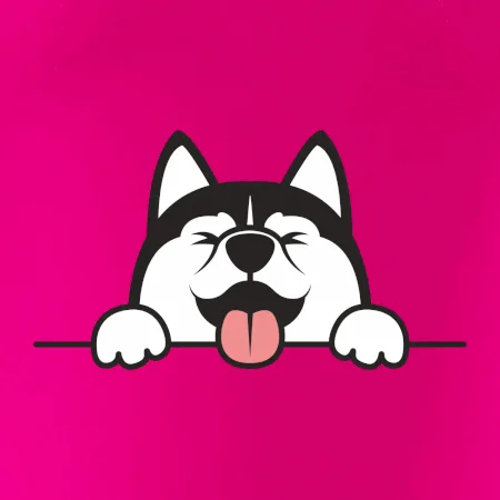 Husky veselý