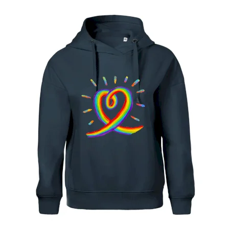 Srdce pride duha kreslená