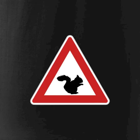 Dopravní značka - Pozor veverka