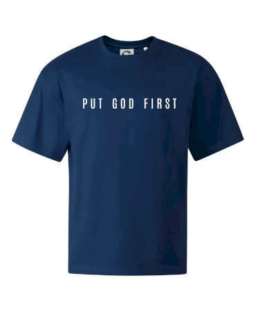Put God first slabý nápis