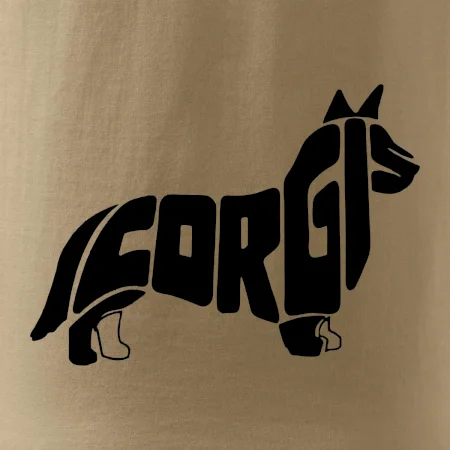 Corgi - nápis v těle