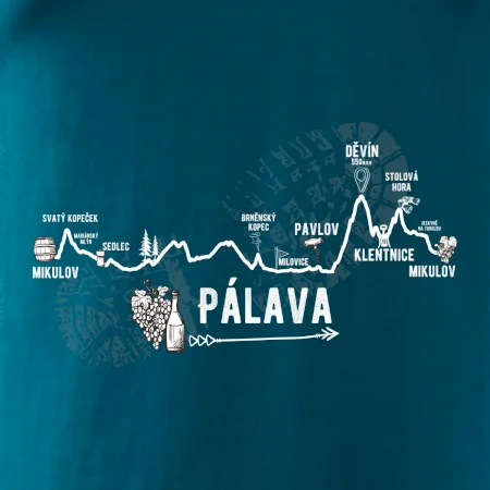 Profil kopců - Kolem Pálavy