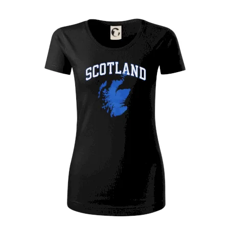 Scotland nápis s mapou