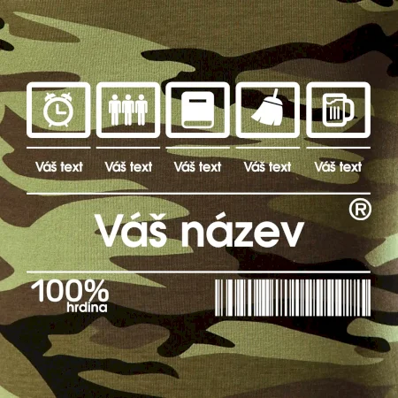 Čárový kód - Vlastní text