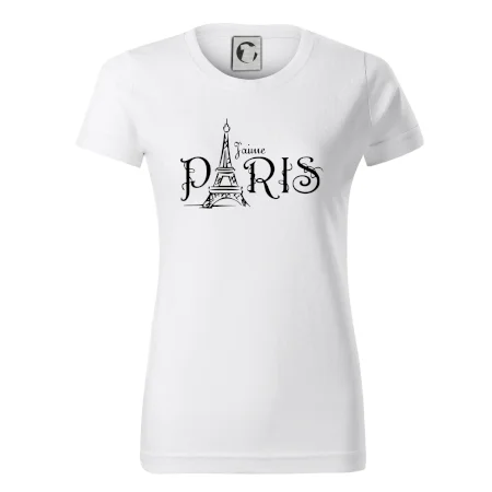 Paris nápis Eiffelovka rovný