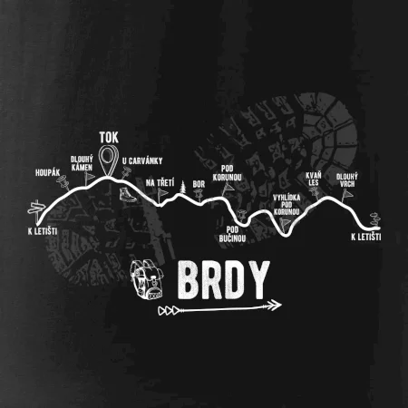 Profil kopců - Brdy