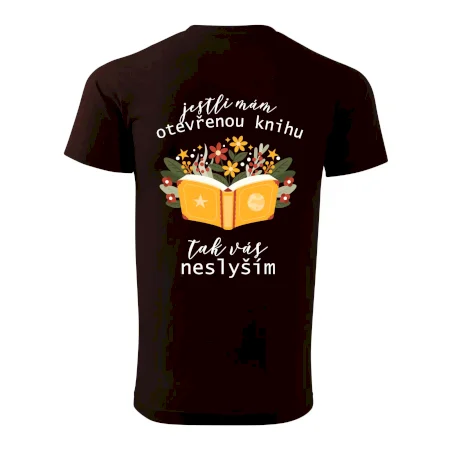 Jestli mám otevřenou knihu, tak vás neslyším