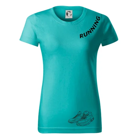 Running nápis šikmo