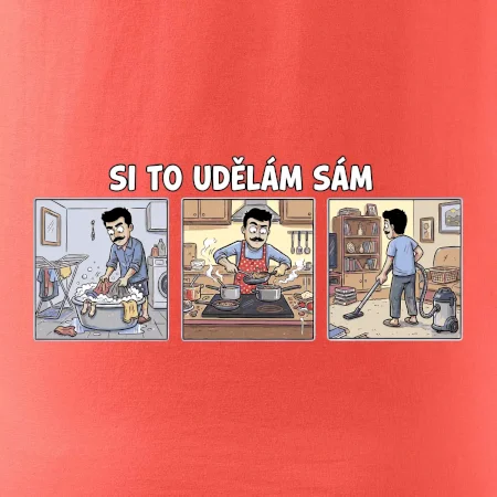 Si to udělám sám - muž s knírkem
