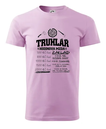 Hodinová mzda truhlář
