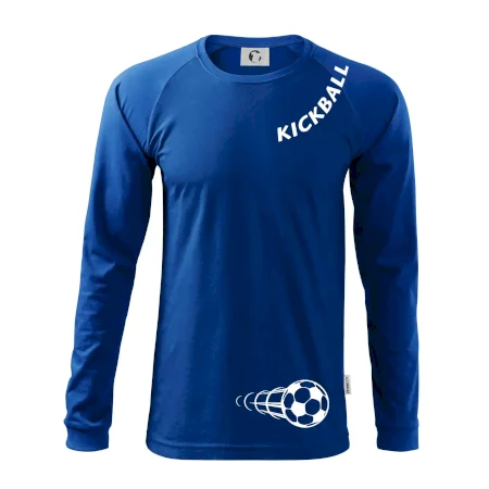 Kickball nápis šikmo
