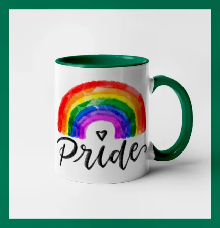 Duha pride kreslená